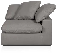 Nixon Light Gray Fabric Corner Chair