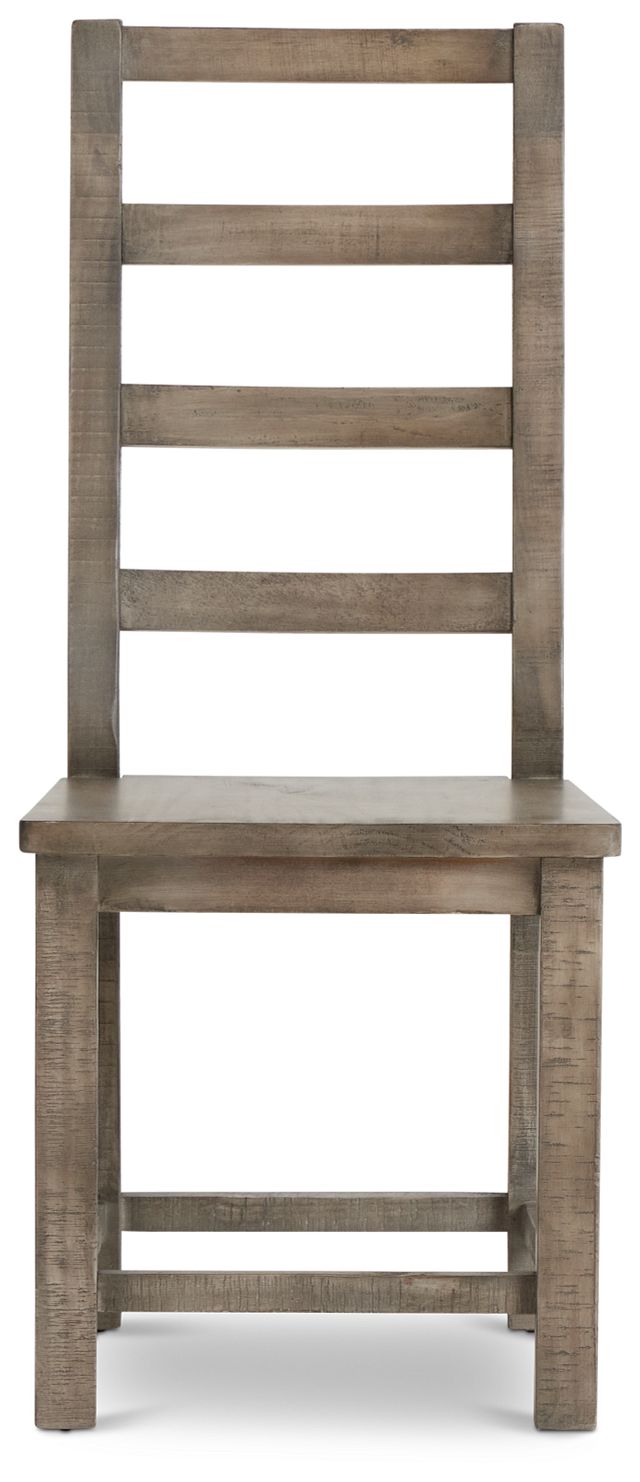 Seattle Gray Wood Side Chair (3)