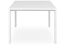 Sunrise White 86" Rectangular Table
