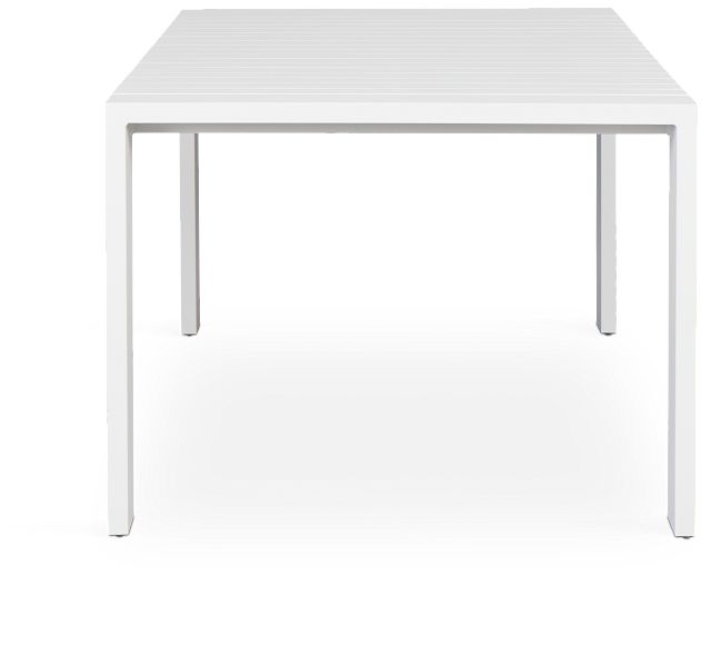 Sunrise White 86" Rectangular Table