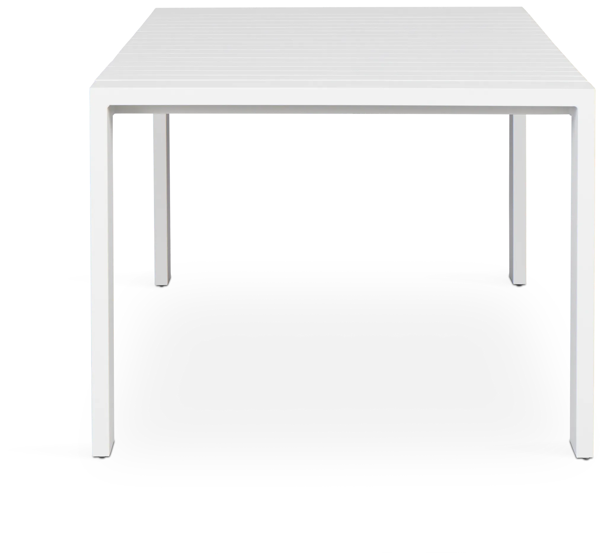 Sunrise White 86" Rectangular Table