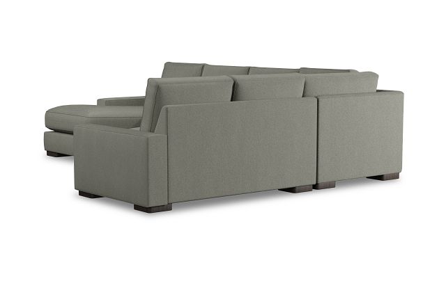 Edgewater Delray Pewter Medium Left Chaise Sectional