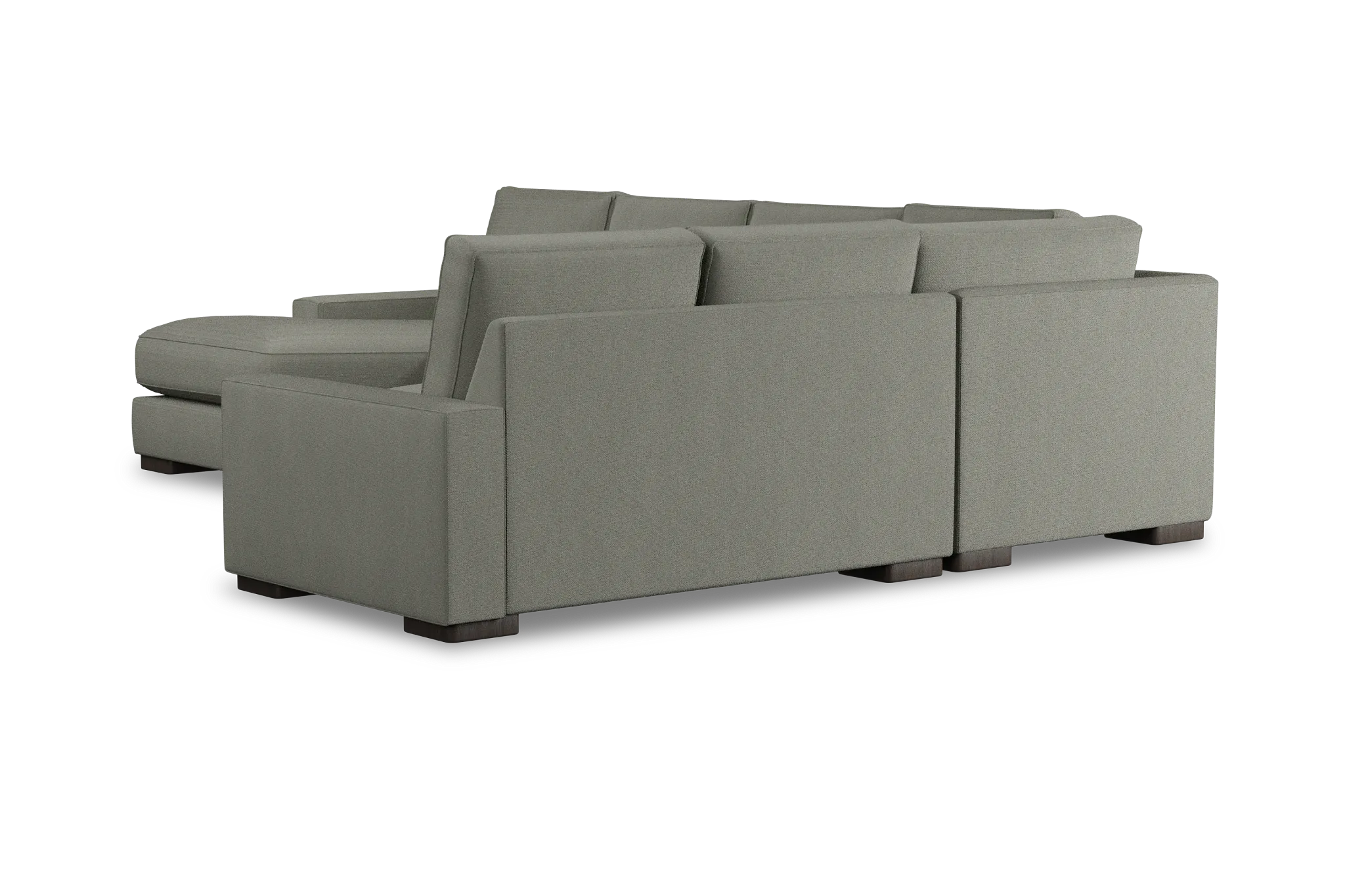 Edgewater Delray Pewter Medium Left Chaise Sectional