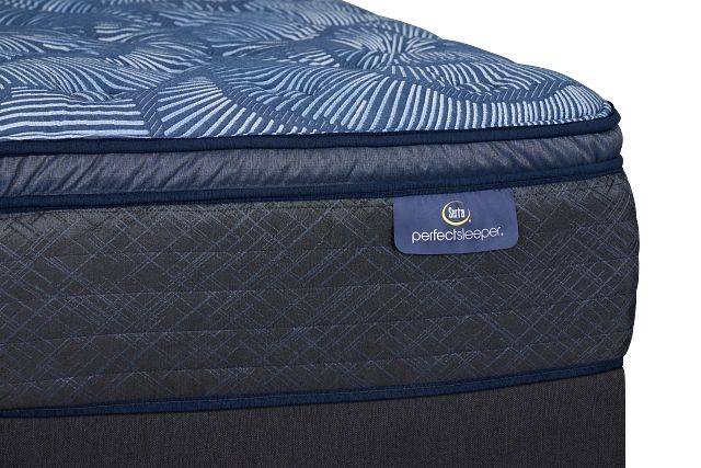 Serta Perfect Sleeper Cobalt Calm Plush Mattress Set