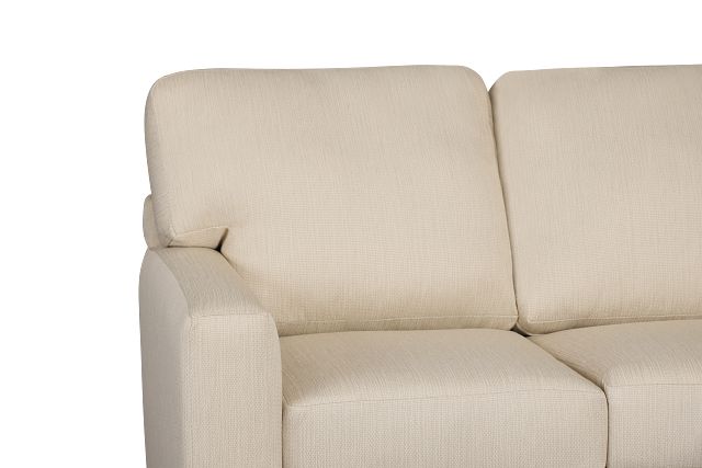 Rhodes Beige Fabric Loveseat