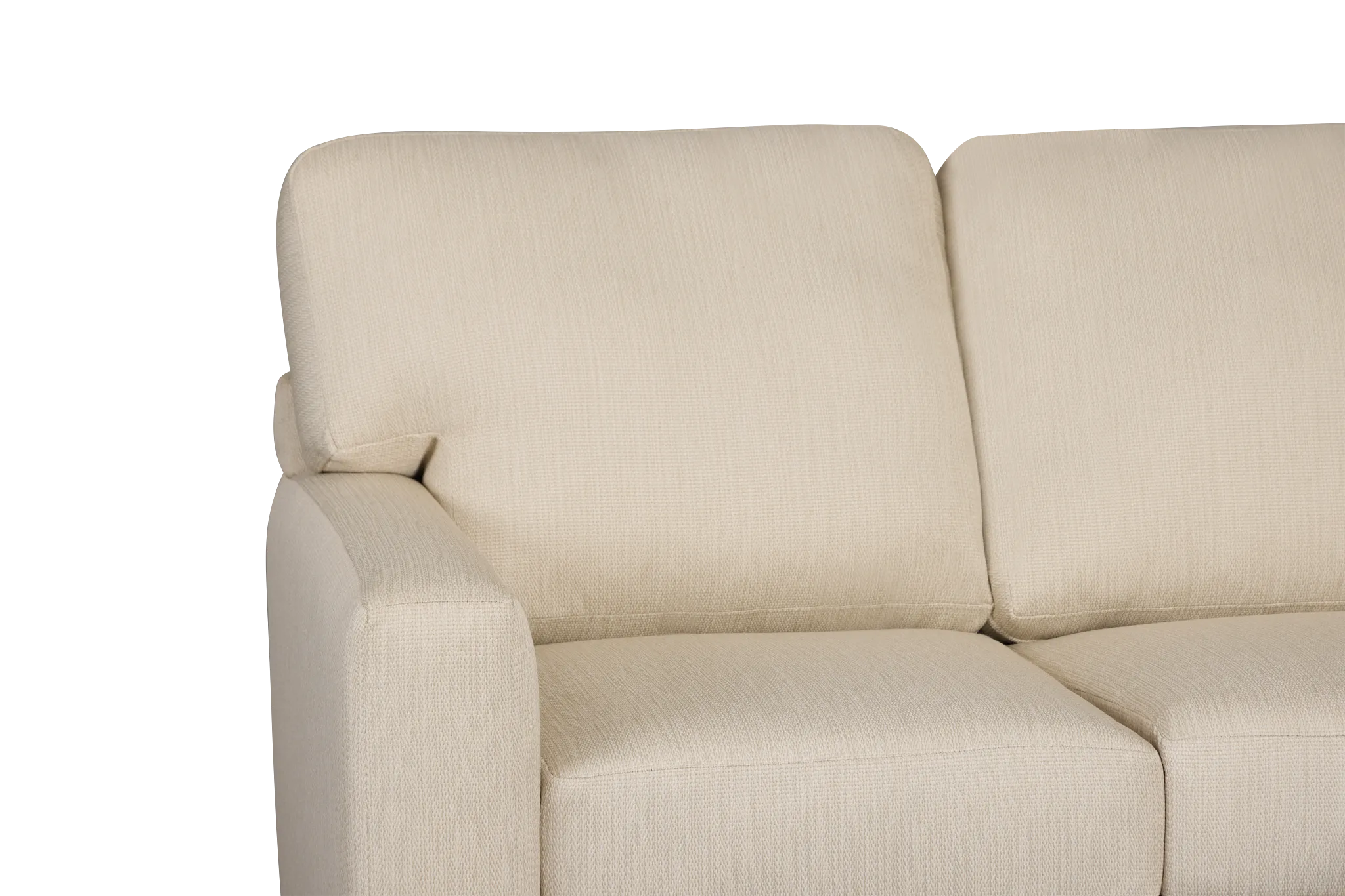 Rhodes Beige Fabric Loveseat