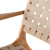 Four Hands Calim Light Beige Woven Chair