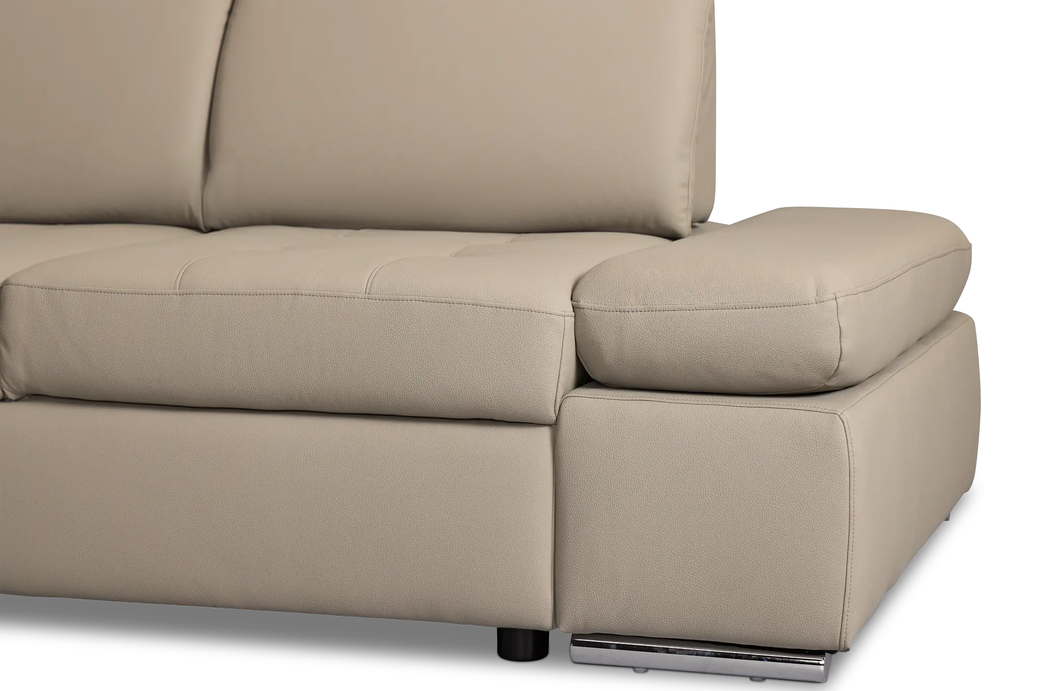 Eden Gray Micro Medium Left Chaise Sleeper Sectional Eden Gray Micro Medium Left Chaise Sleeper Sectional