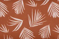 Shade Dark Orange Lumbar Indoor/outdoor Accent Pillow