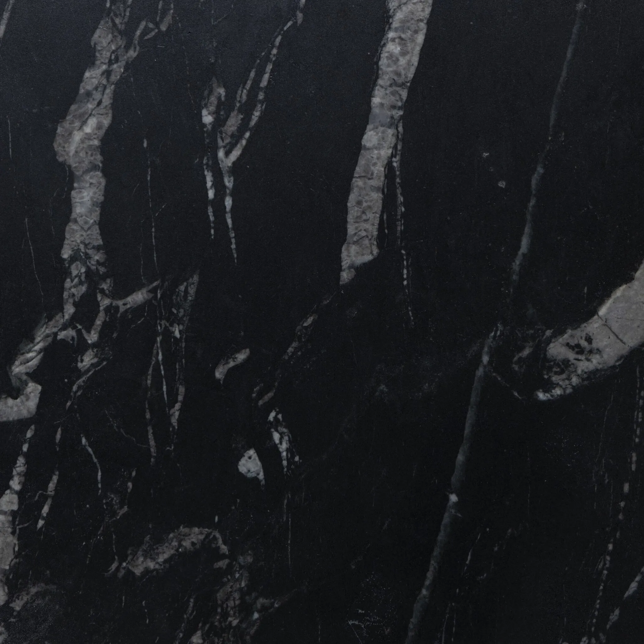 Four Hands Jocelyn Black Marble Round End Table
