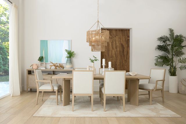 Castello Light Tone Upholstered Side Chair