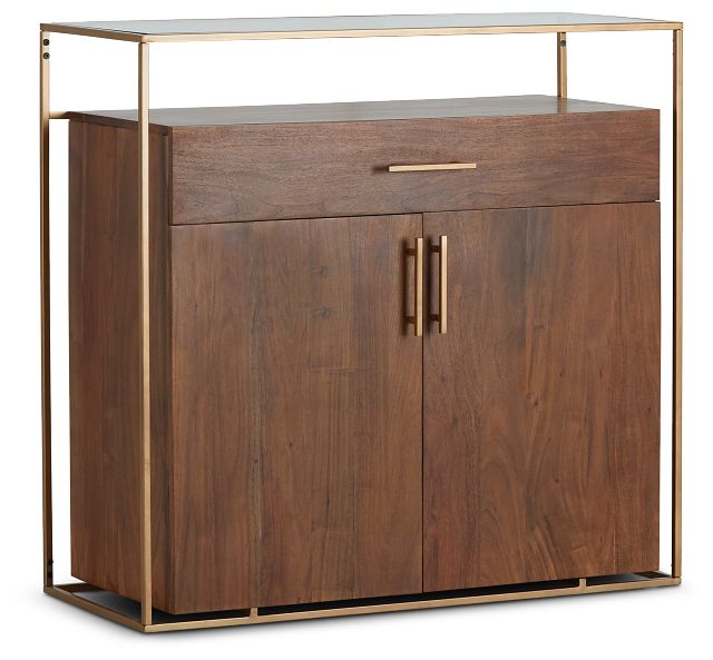 Alexa Dark Tone Wood Bar