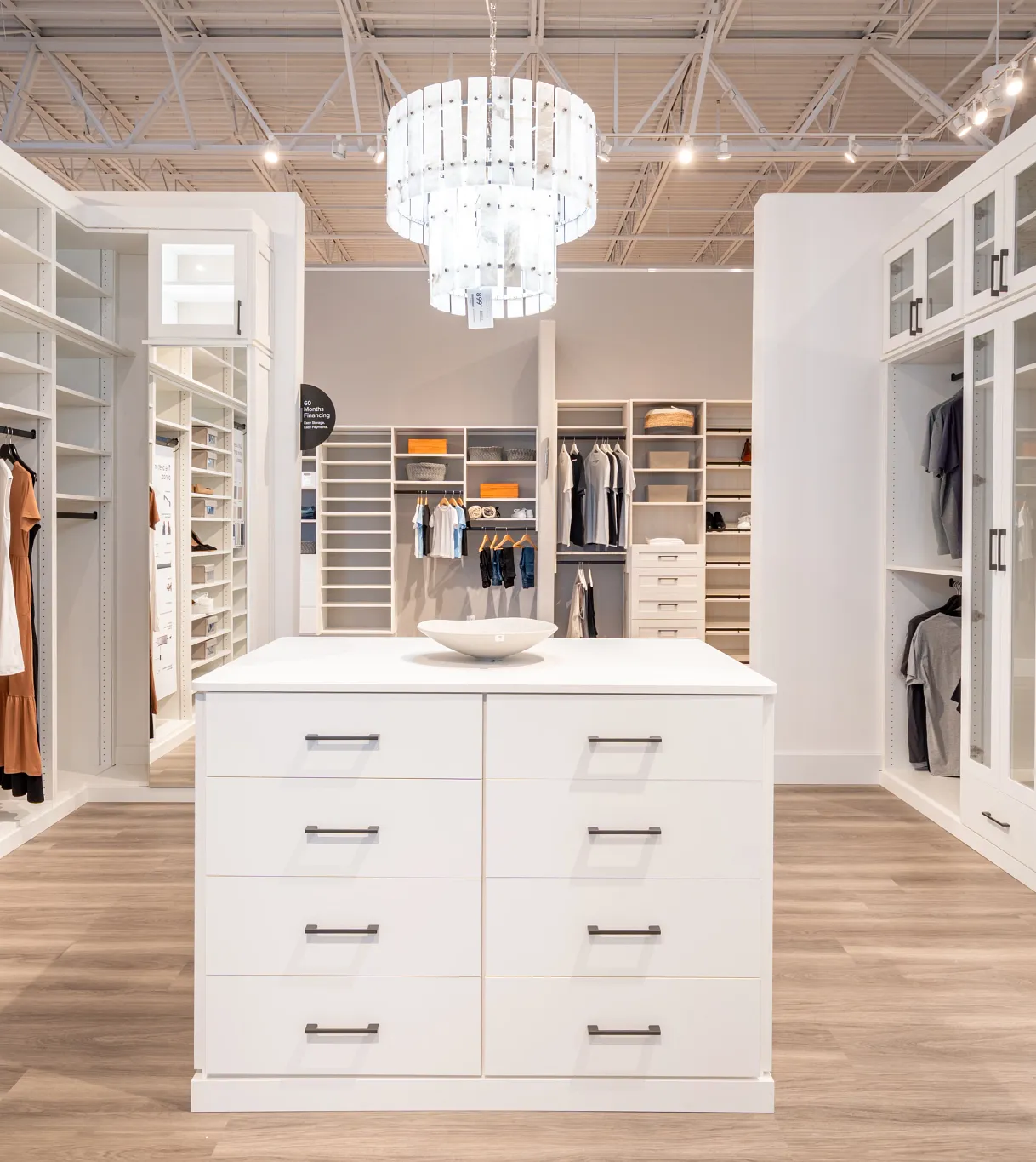 Integrated Storage Systems for Custom Walk-In Closet Design