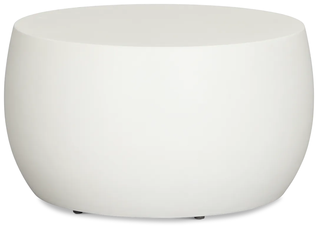 Tai White In/out Round Coffee Table