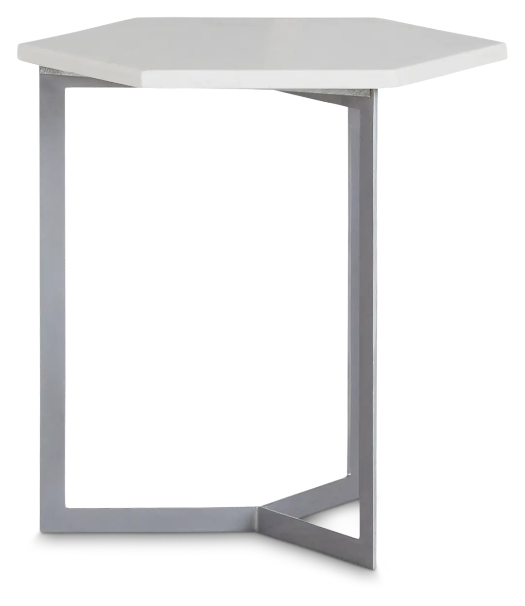 Mandie Silver Marble Accent Table Mandie Silver Marble Accent Table
