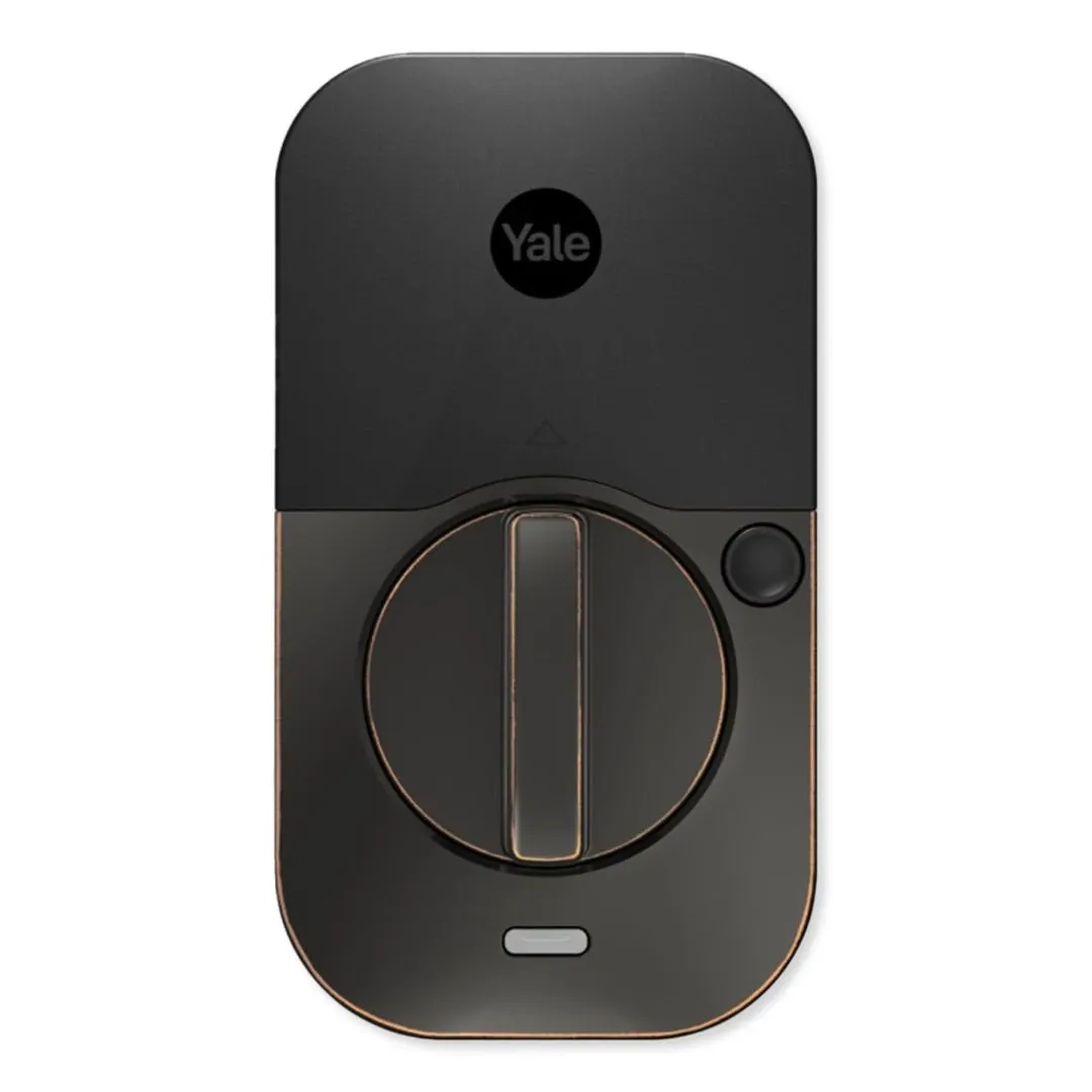 Yale Pro 2 Pushbutton Bluetooth Bronze Touchscreen Door Lock