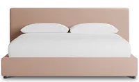 Grayton Joya Light Pink 44" Upholstered Platform Bed