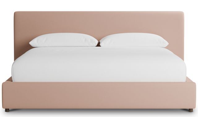 Grayton Joya Light Pink 44" Upholstered Platform Bed