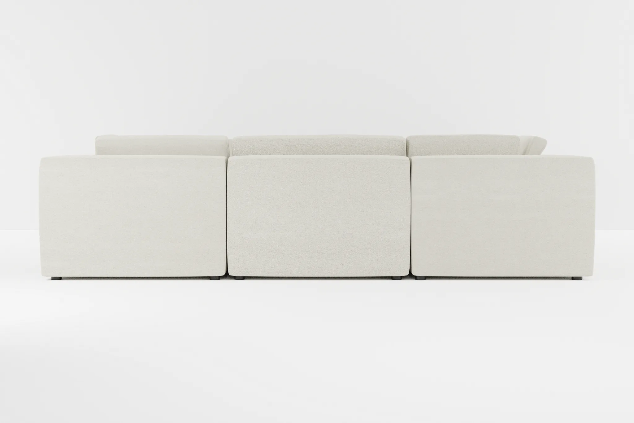 Destin Elite Ivory Fabric 8-piece Modular Sectional