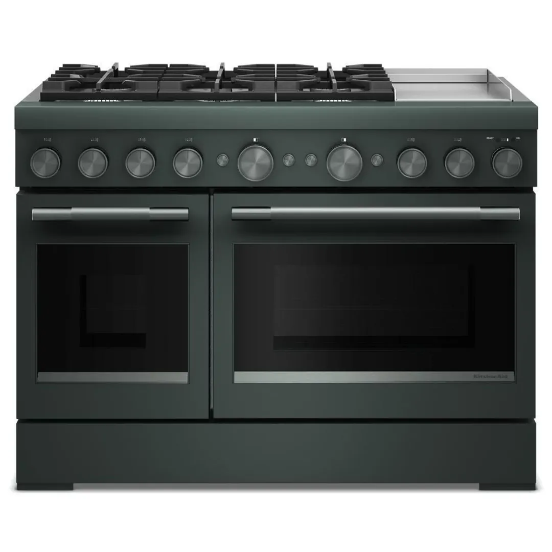 Kitchenaid 948 Series Green Dual Fuel Range
