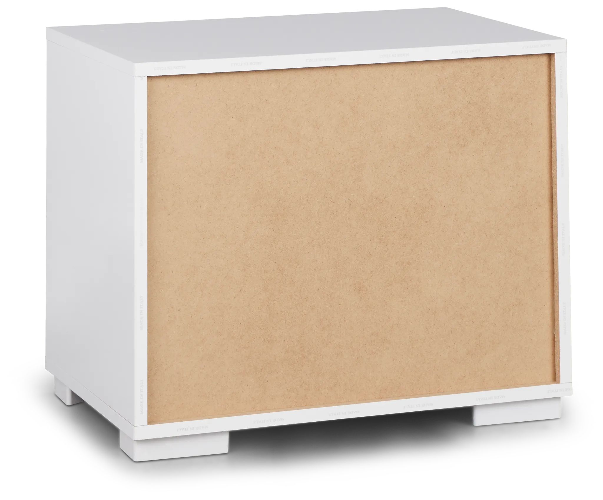 Doral White Nightstand