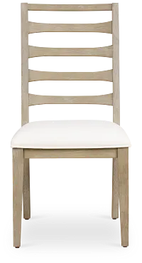 Soho Light Tone Slat Side Chair