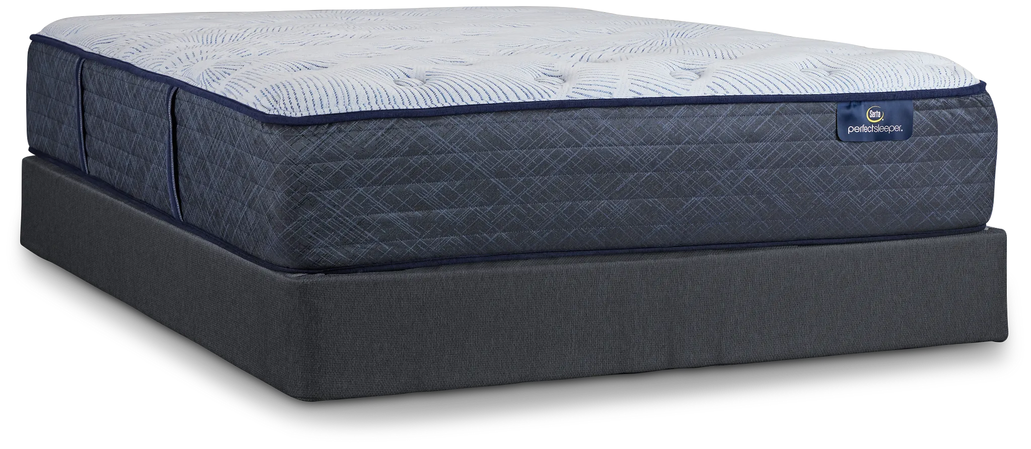 Serta Perfect Sleeper Blue Lagoon Nights Plush Mattress Set
