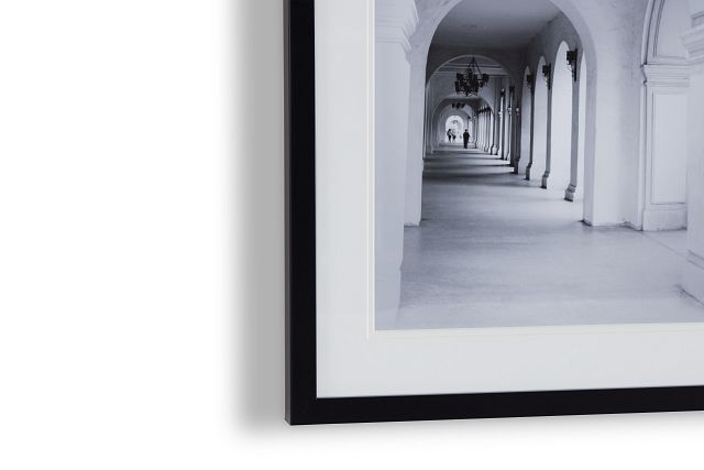 Atrium Gray Framed Wall Art