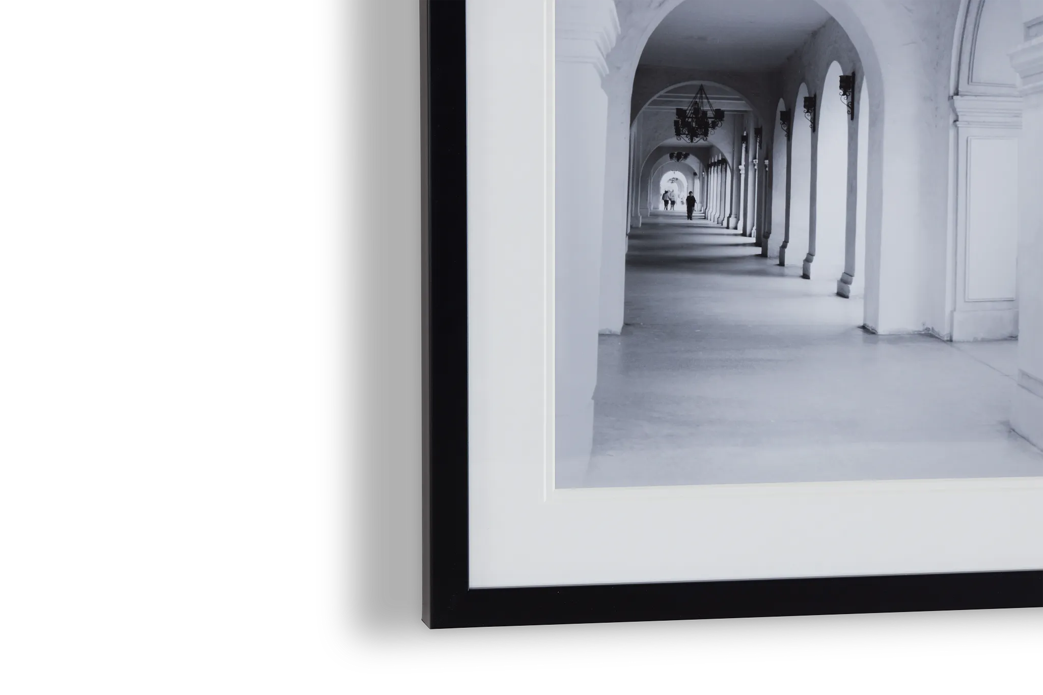 Atrium Gray Framed Wall Art