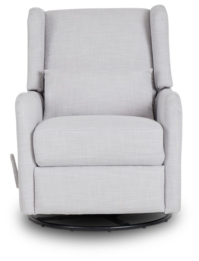 gray swivel glider