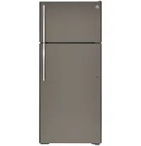 Ge 18 Series Slate Top Freezer Refrigerator