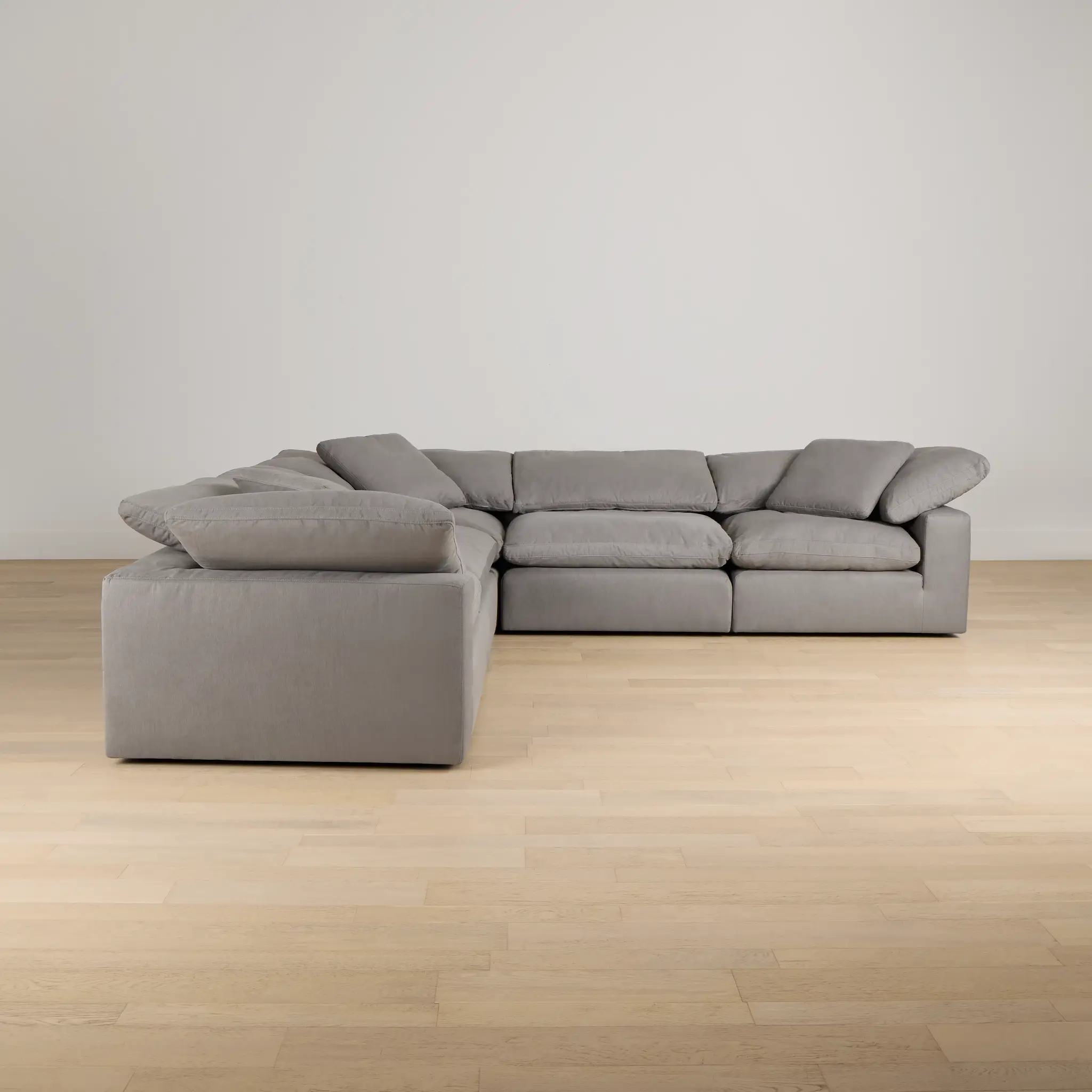 Nixon Light Gray Fabric 5-piece Modular Sectional Nixon Light Gray Fabric 5-piece Modular Sectional