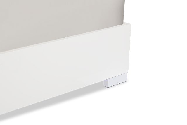 Modena White Platform Bed