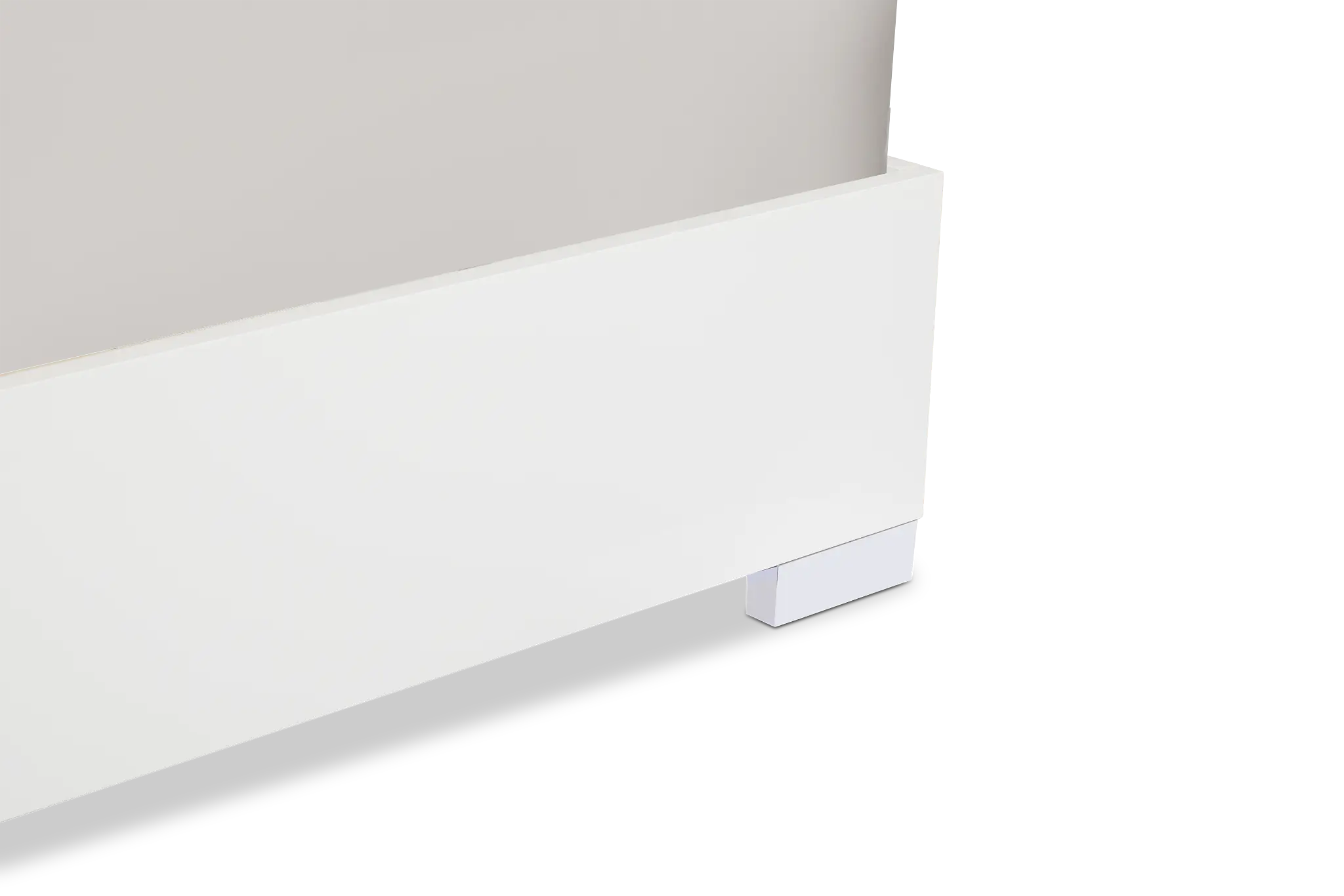 Modena White Platform Bed Modena White Platform Bed