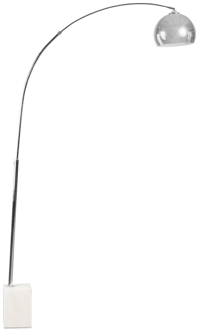 Kadee Silver Arc Floor Lamp