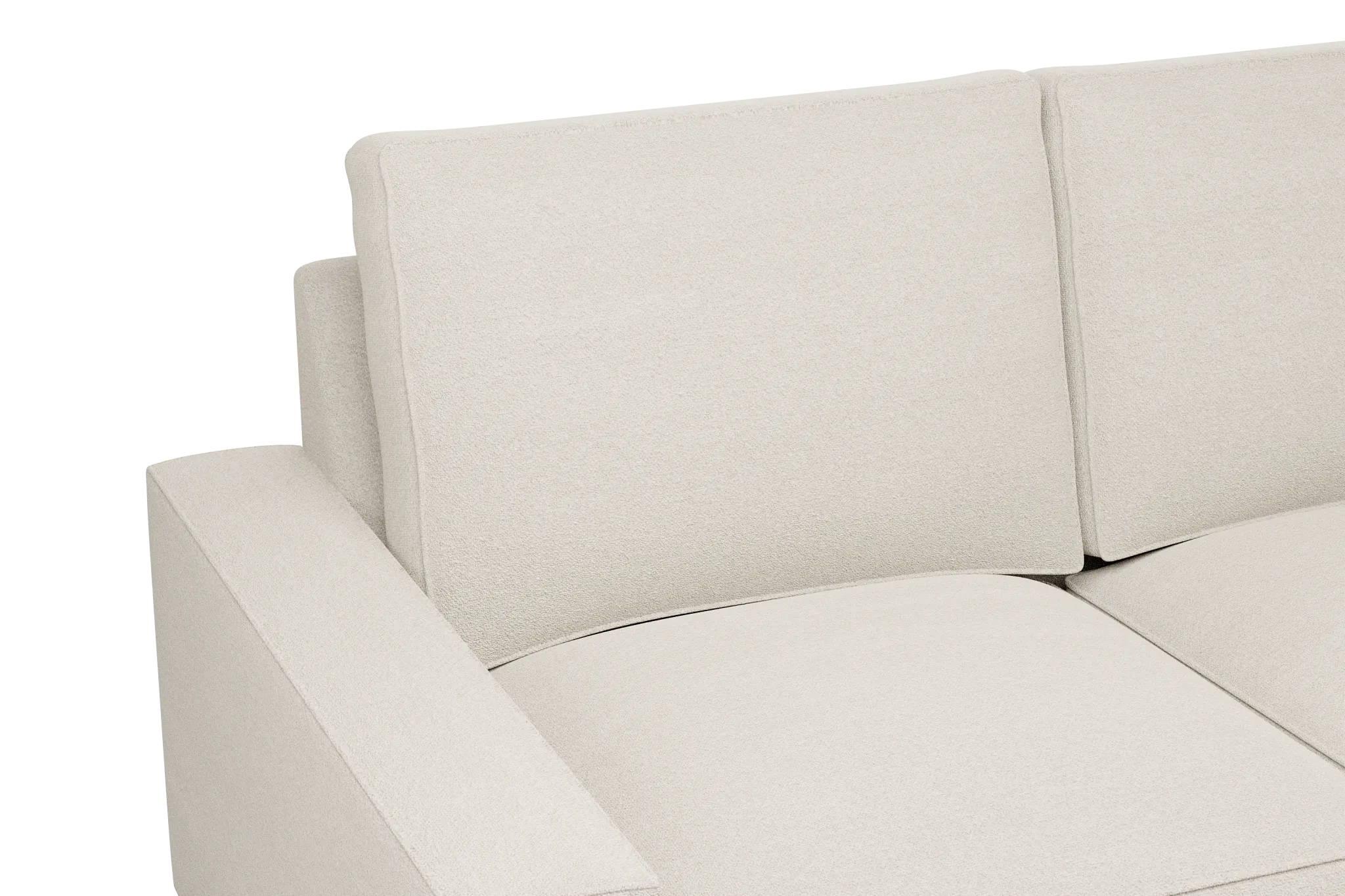 Edgewater Elite Ivory Small Two-arm Sectional
