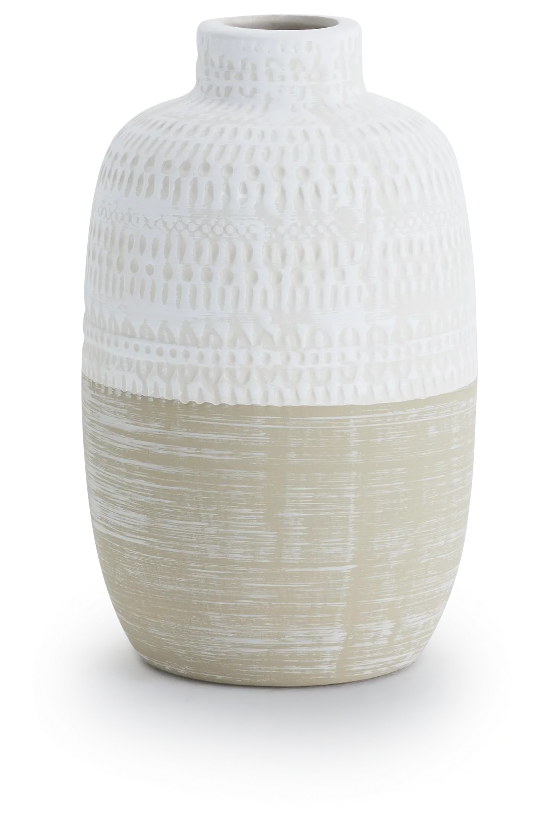 Leif Beige Small Vase