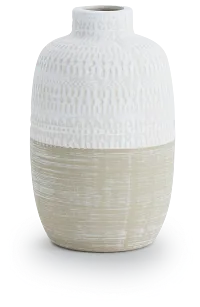 Leif Beige Small Vase