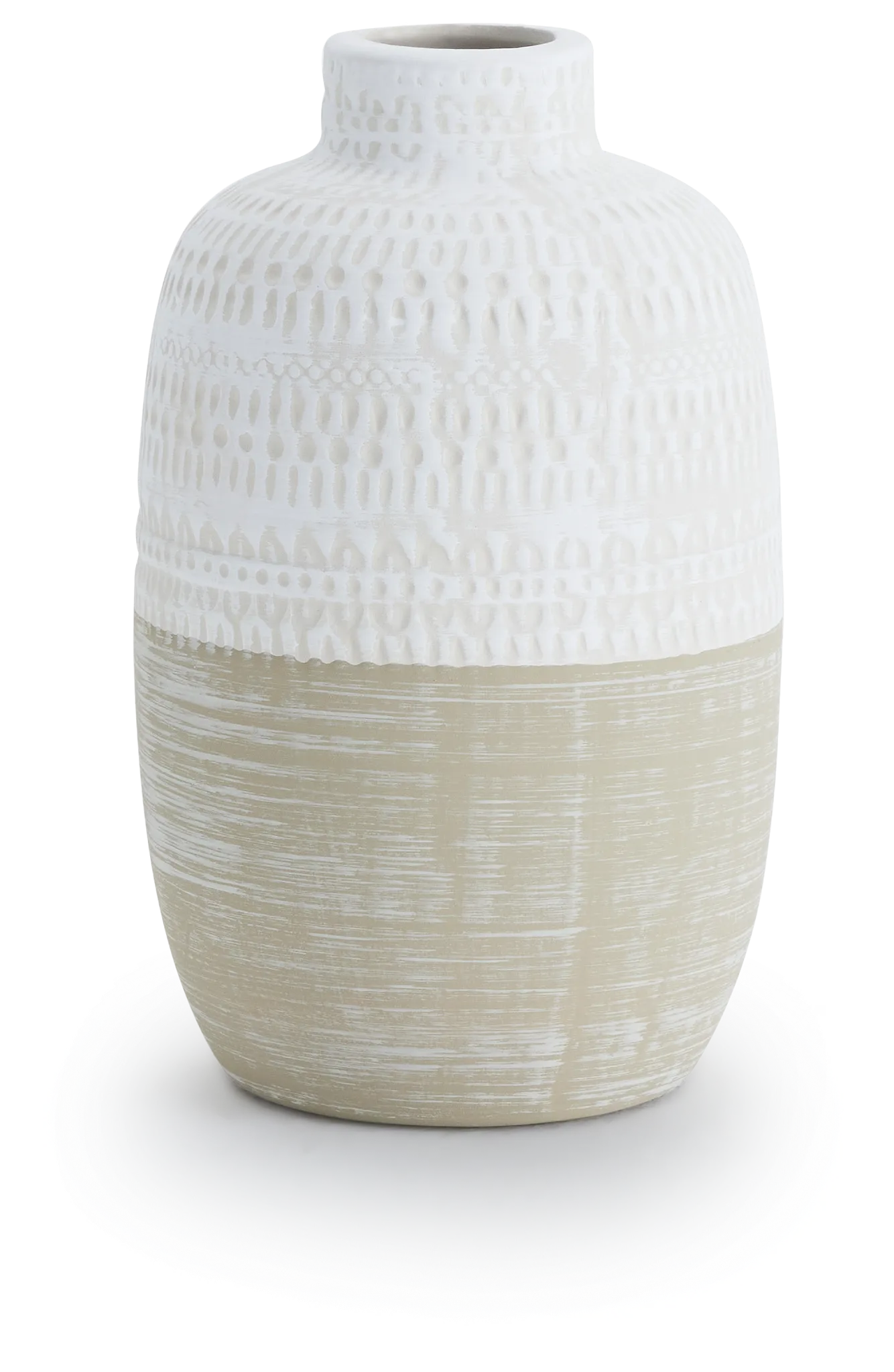Leif Beige Small Vase