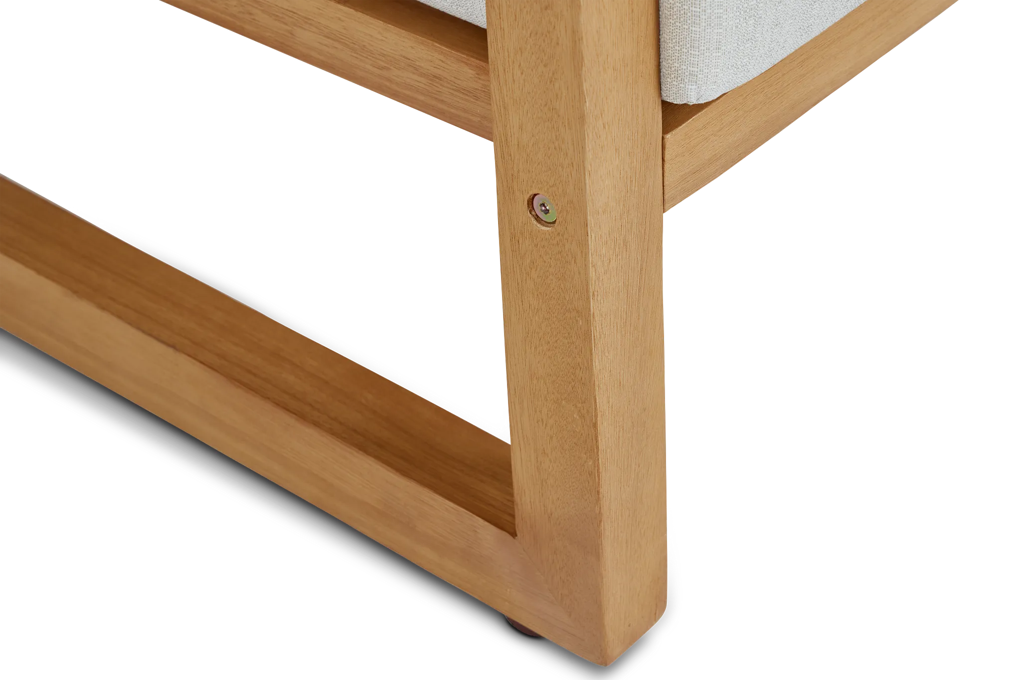 Tobago Light Tone Chair With Gray Cushion