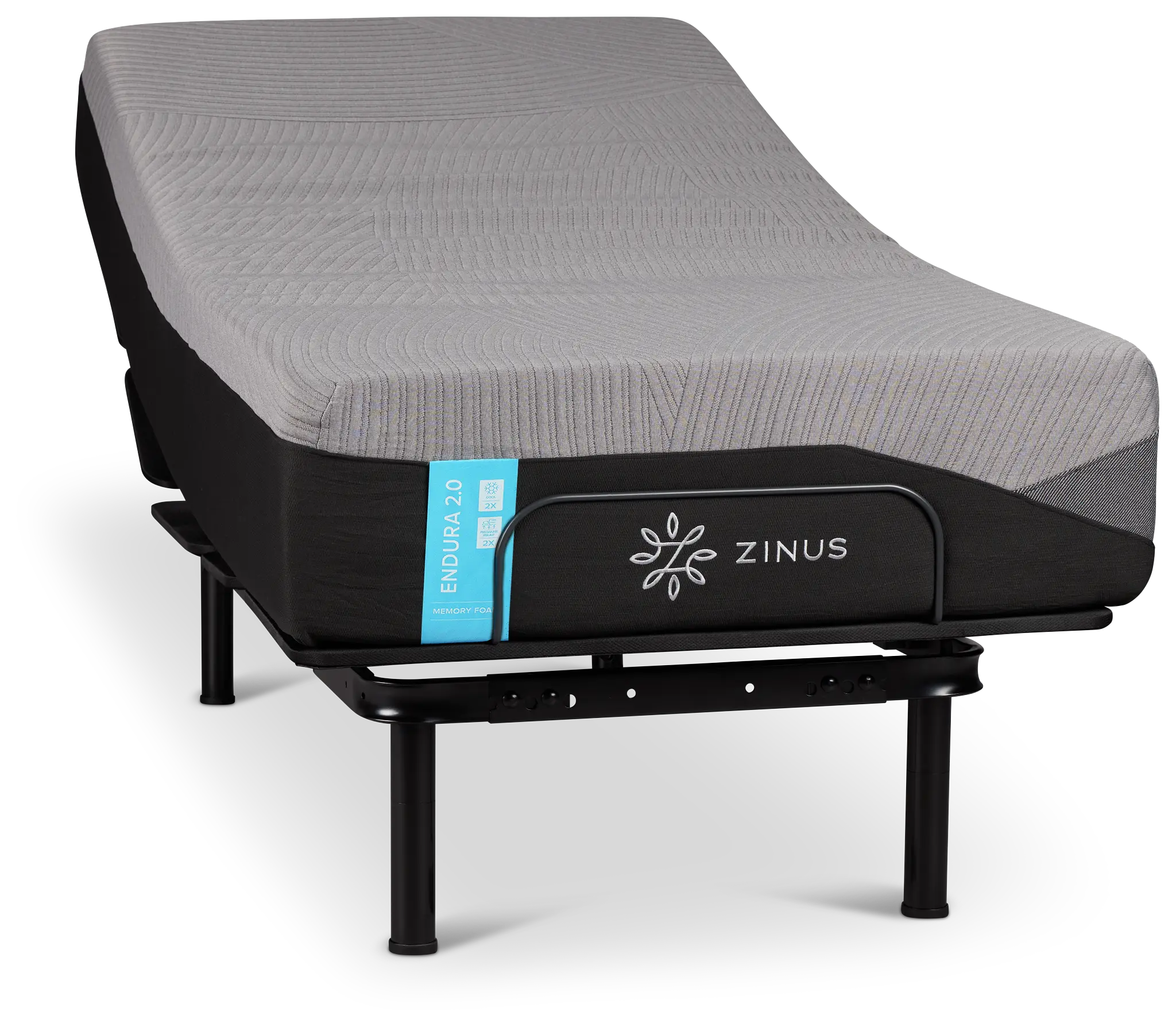 Zinus Endura 2.0 Cush Firm Slat Adjustable Mattress Set Zinus Endura 2.0 Cush Firm Slat Adjustable Mattress Set