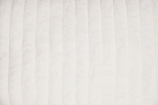 Teddy White Fabric Medium Left Chaise Sectional