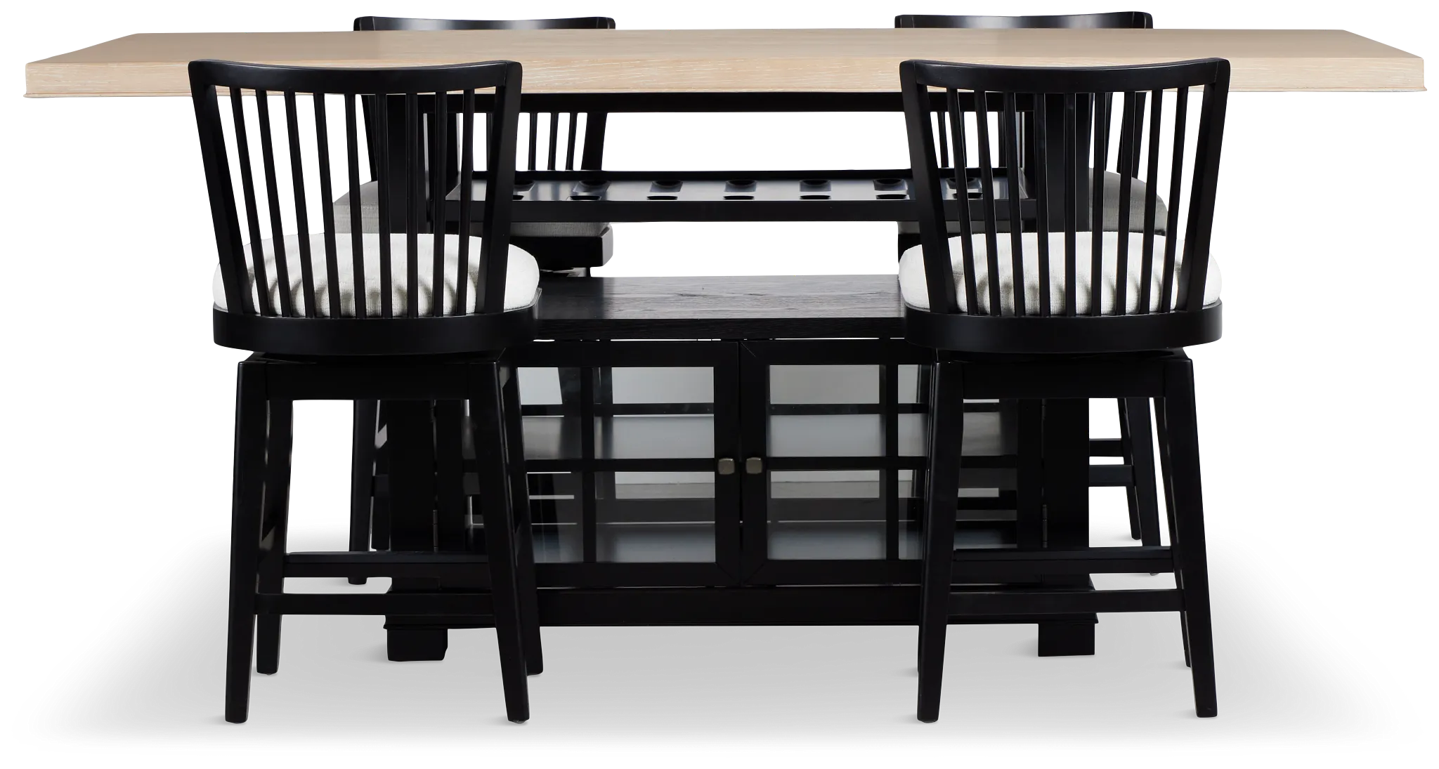 Southlake Two-tone High Table & 4 Barstools