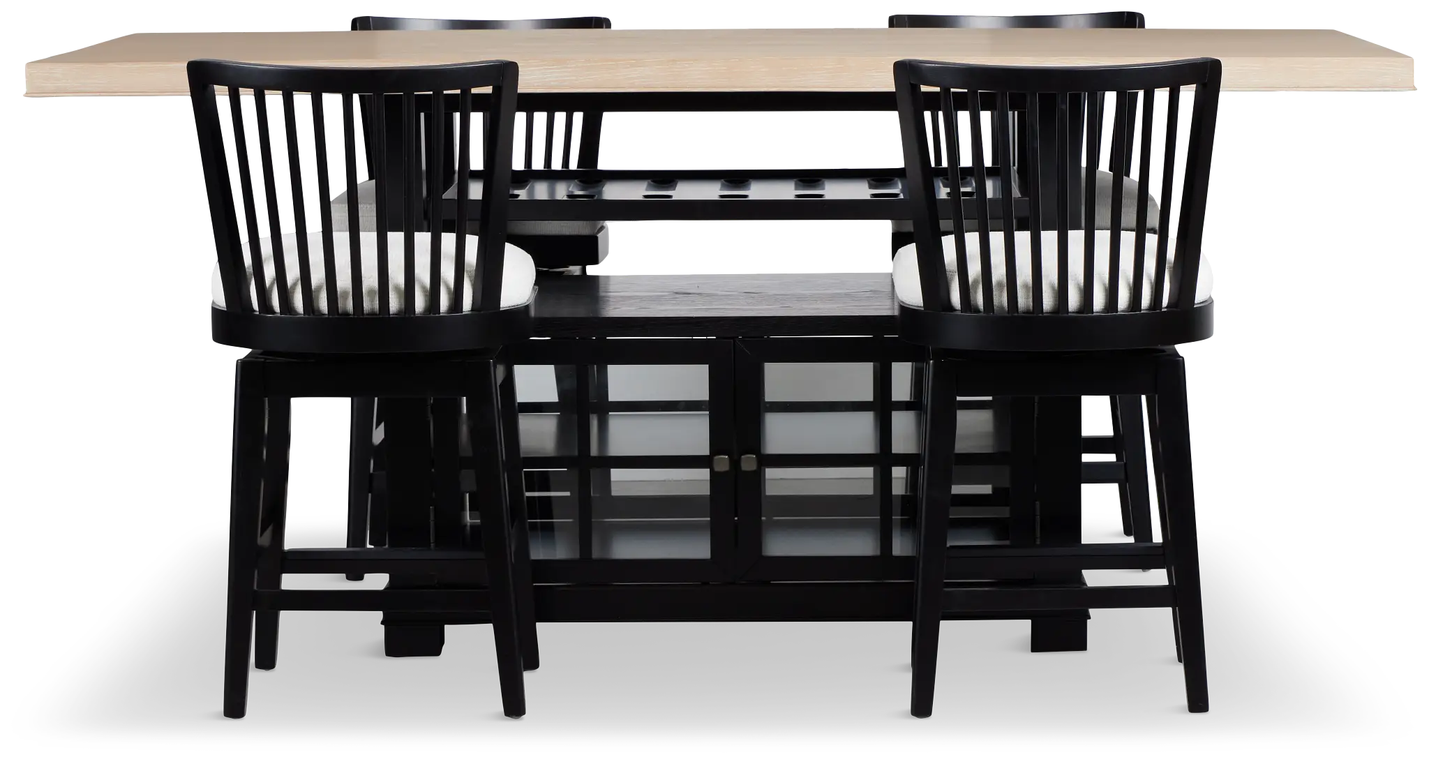 Southlake Two-tone High Table & 4 Barstools Southlake Two-tone High Table & 4 Barstools