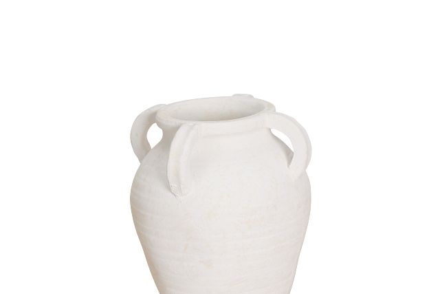 Selma White Small Vase