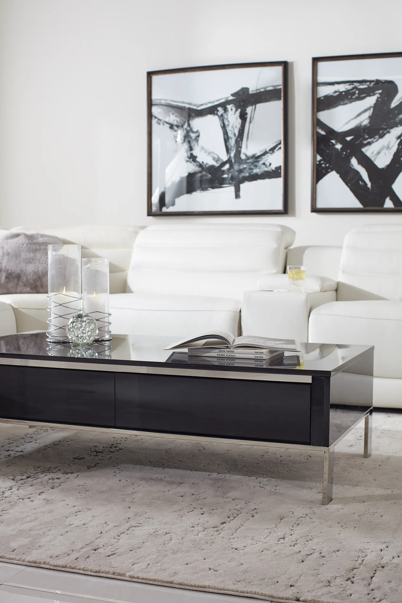 Vancouver Dark Tone Rectangular Coffee Table