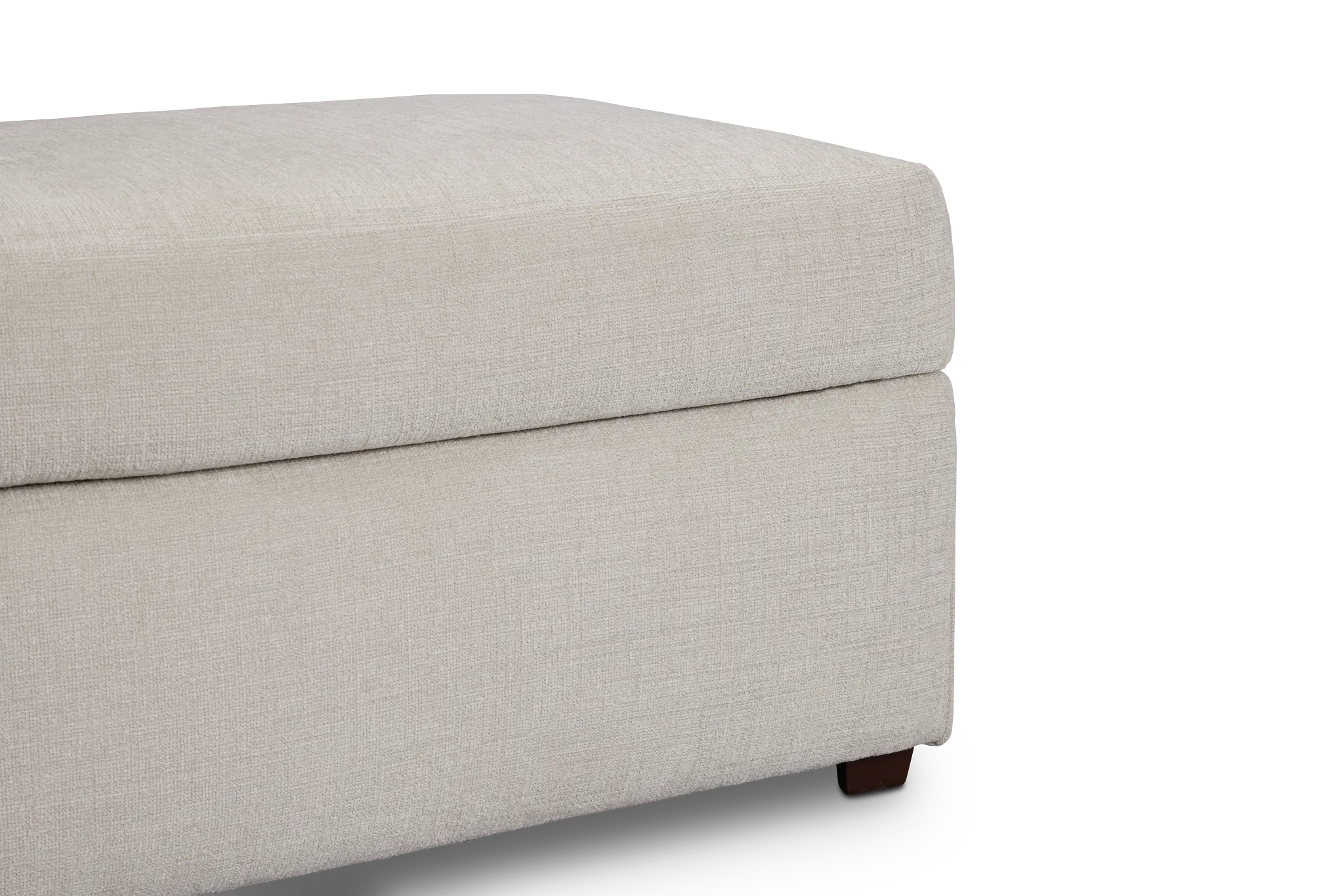 Maxie Light Beige Micro Ottoman