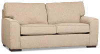 Sinclair Brown Fabric Innerspring Sleeper