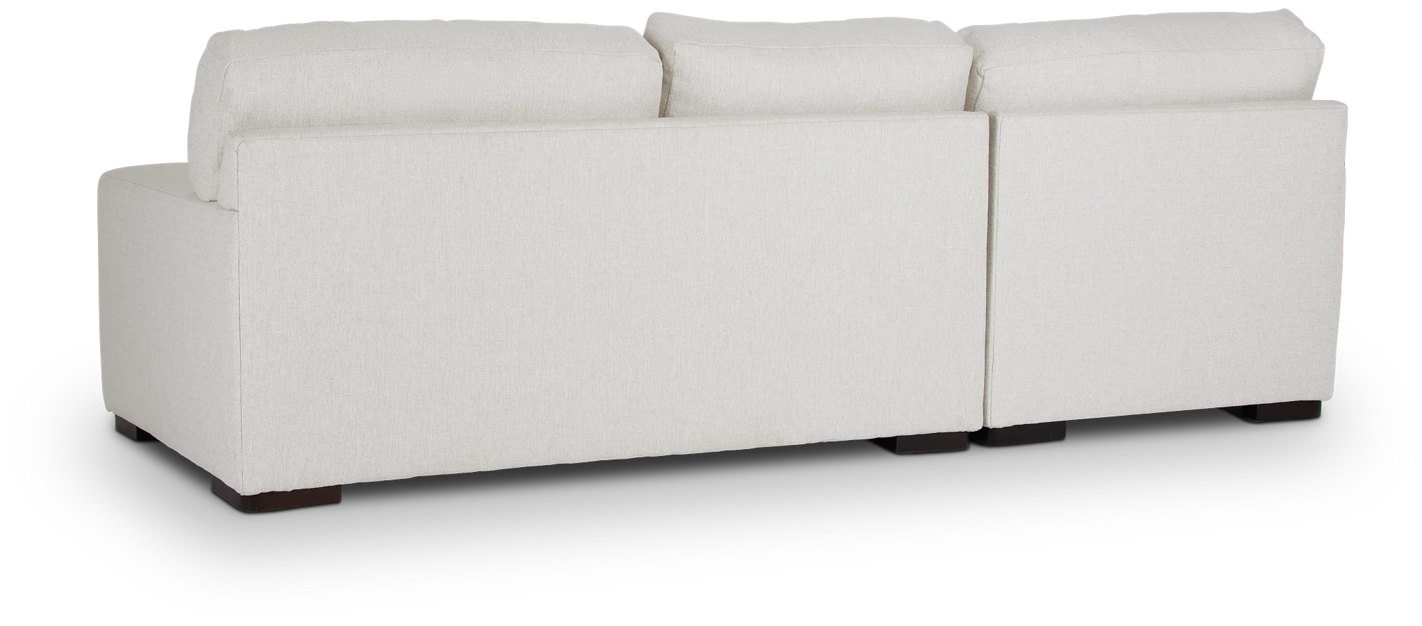 Veronica White Down Left Chaise Sectional
