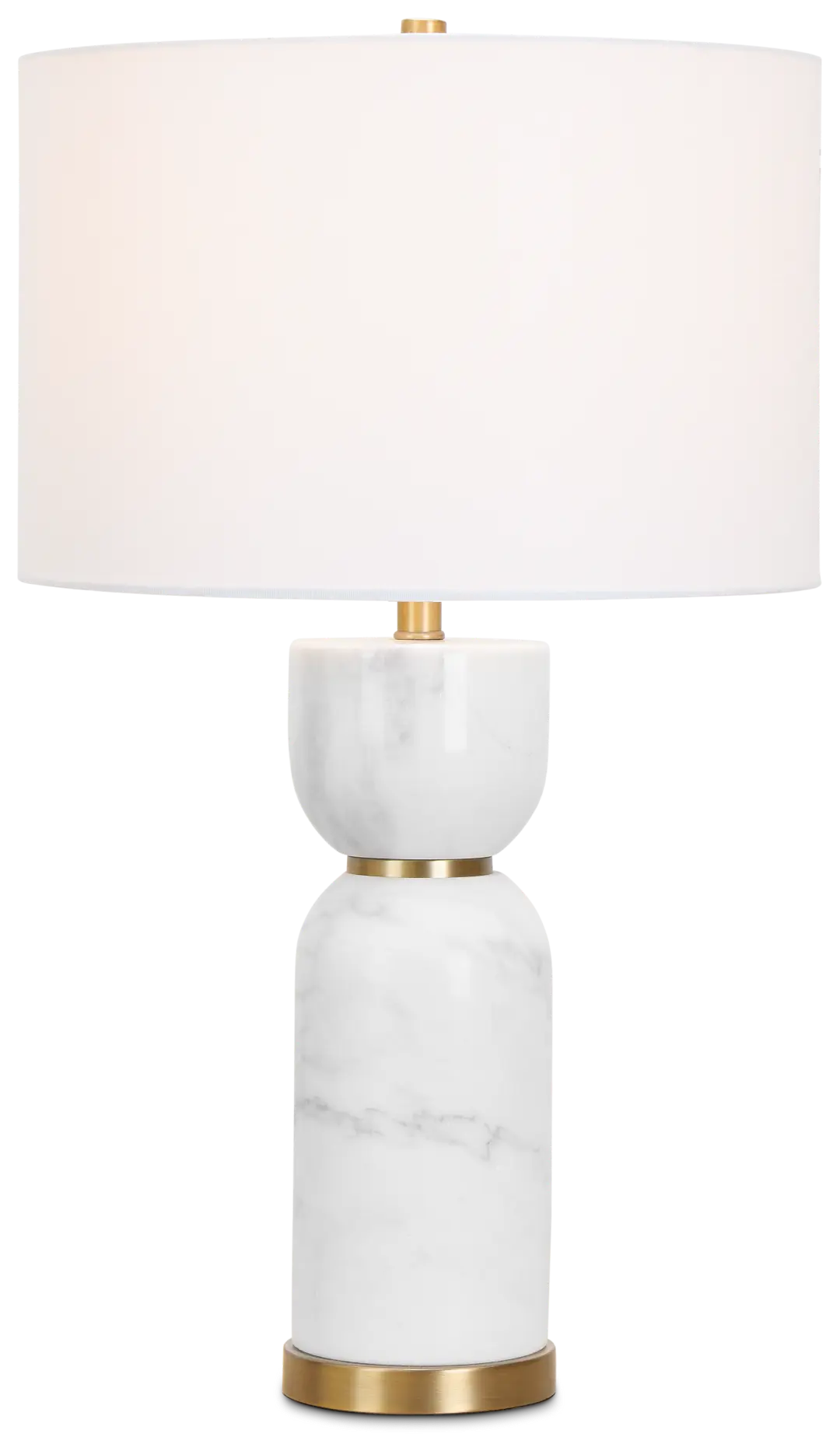 Everly White Marble Table Lamp Everly White Marble Table Lamp